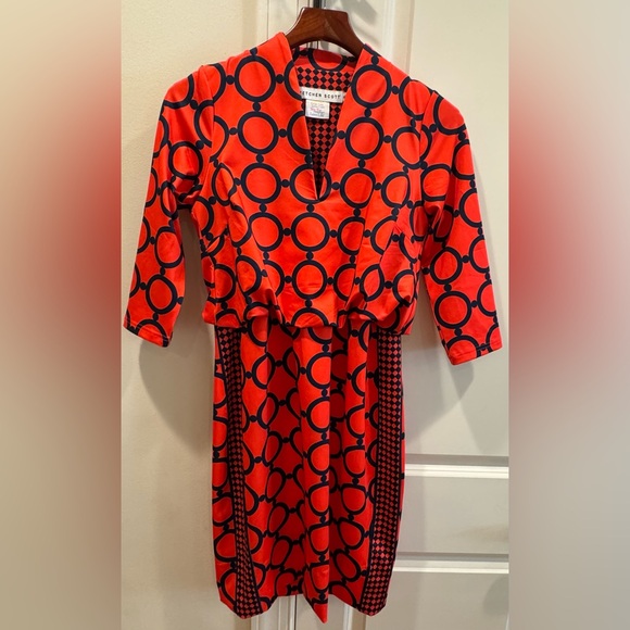 Gretchen Scott Designs Red and Black Checkered Dress - Picture 1 of 3